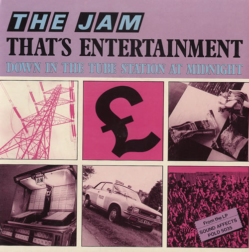 The Jam That's Entertainment - P/S 7" vinyl single (7 inch record / 45) UK JAM07TH97702