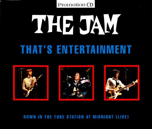 The Jam That's Entertainment CD single (CD5 / 5") German JAMC5TH110168