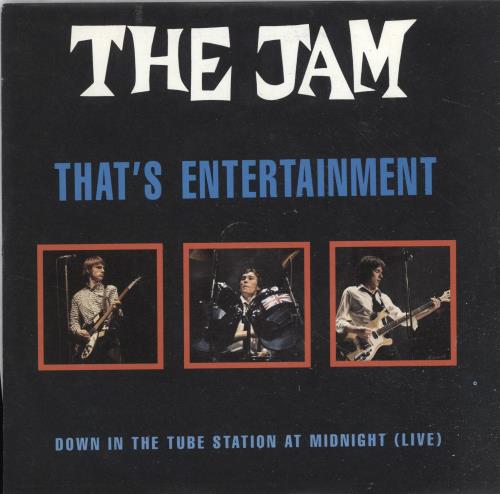 The Jam That's Entertainment 7" vinyl single (7 inch record / 45) UK JAM07TH699991