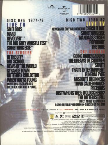 The Jam The Complete Jam DVD UK JAMDDTH886312