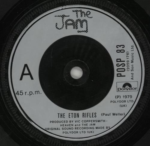 The Jam The Eton Rifles - P/S 7" vinyl single (7 inch record / 45) UK JAM07TH79375