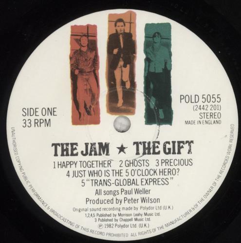 The Jam The Gift - EX vinyl LP album (LP record) UK JAMLPTH226148