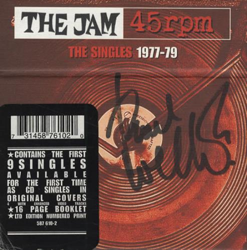 The Jam The Singles 1977-79 - Autographed box set UK JAMBXTH428414