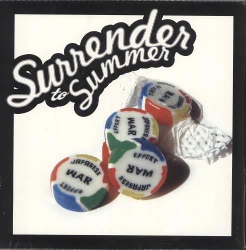 The Japanese War Effort Surrender To Summer - Splattered Clear Vinyl + Shrink 10" vinyl single (10 inch record) UK 09010SU743908