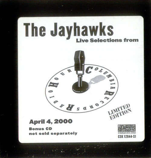 The Jayhawks Live Selections From The Columbia Records Radio Hour CD single (CD5 / 5") US JWKC5LI327696