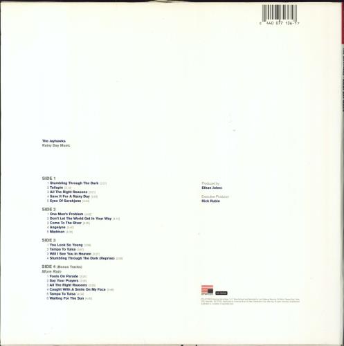 The Jayhawks Rainy Day Music 2-LP vinyl record set (Double LP Album) US JWK2LRA313454