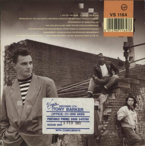 The Jazz Devils It's A Crime 7" vinyl single (7 inch record / 45) UK JZL07IT865327