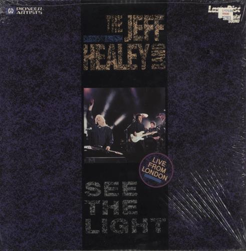 The Jeff Healey Band See The Light - Live From London - Shrink laserdisc / lazerdisc US JHBLZSE874088