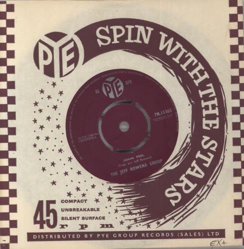 The Jeff Rowena Group John Peel 7" vinyl single (7 inch record / 45) UK U6W07JO851721