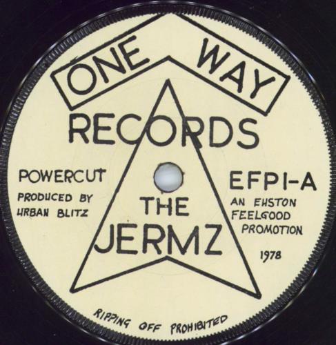 The Jermz Power Cut + Sleeve 7" vinyl single (7 inch record / 45) UK 5MX07PO808245