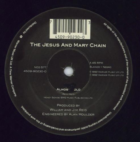 The Jesus & Mary Chain Almost Gold 12" vinyl single (12 inch record / Maxi-single) UK JMC12AL526762