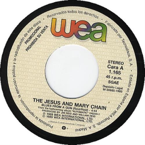 The Jesus & Mary Chain Blues From A Gun 7" vinyl single (7 inch record / 45) Spanish JMC07BL325700