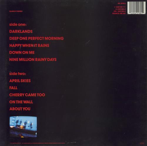 The Jesus & Mary Chain Darklands - EX vinyl LP album (LP record) UK JMCLPDA638054