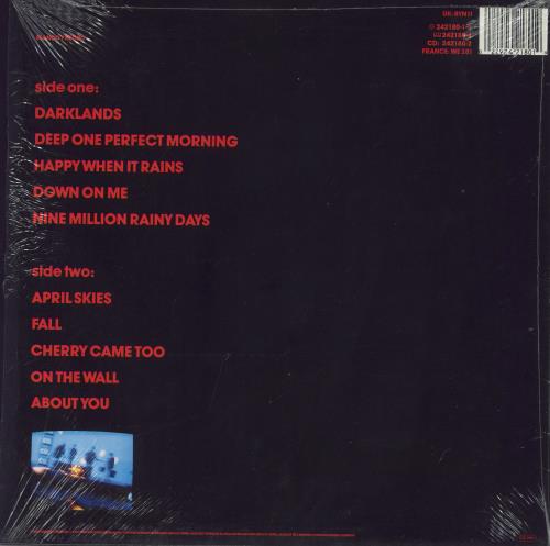 The Jesus & Mary Chain Darklands - Open Shrink vinyl LP album (LP record) UK JMCLPDA830285