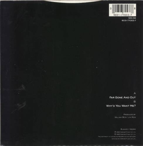 The Jesus & Mary Chain Far Gone And Out 7" vinyl single (7 inch record / 45) UK JMC07FA183270