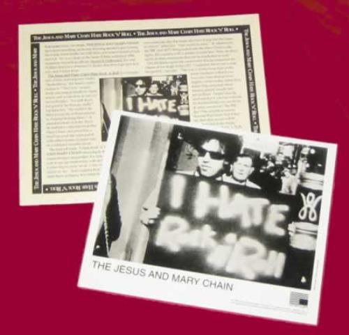 The Jesus & Mary Chain Hate Rock 'n' Roll media press pack US JMCPPHA388633