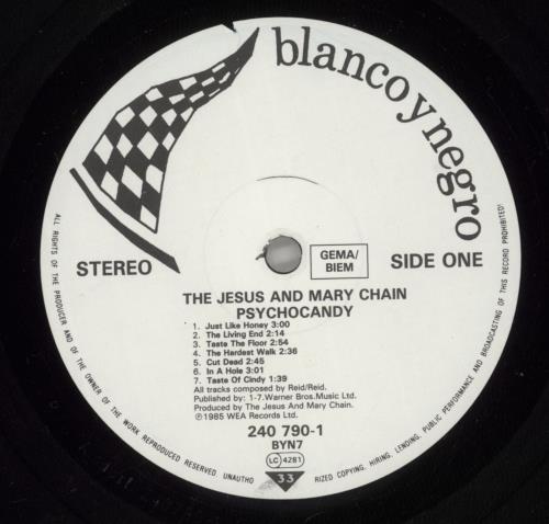The Jesus & Mary Chain Psychocandy - EX vinyl LP album (LP record) UK JMCLPPS797174
