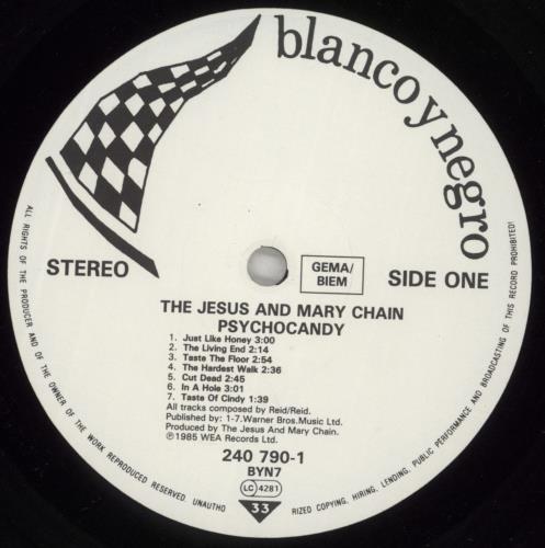 The Jesus & Mary Chain Psychocandy vinyl LP album (LP record) UK JMCLPPS315674