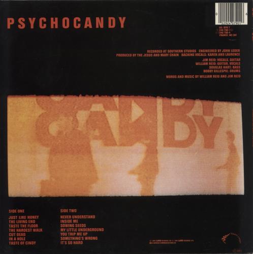 The Jesus & Mary Chain Psychocandy vinyl LP album (LP record) UK JMCLPPS315674
