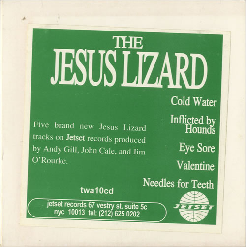 The Jesus Lizard Cold Water CD album (CDLP) US JLZCDCO488705