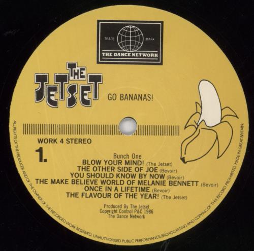 The Jetset Go Bananas vinyl LP album (LP record) UK JSLPGO817460
