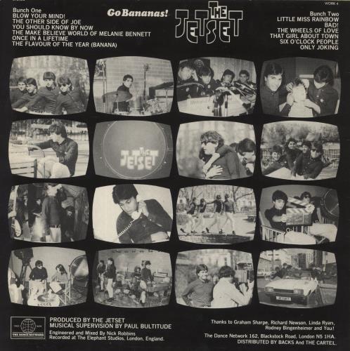 The Jetset Go Bananas vinyl LP album (LP record) UK JSLPGO817460