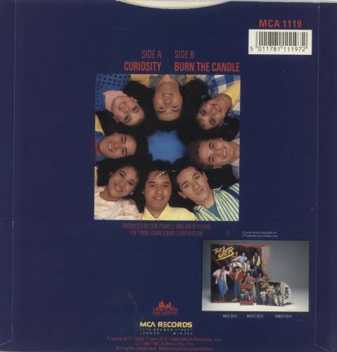 The Jets Curiosity 7" vinyl single (7 inch record / 45) UK JEZ07CU414254