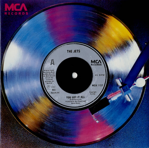 The Jets You Got It All 7" vinyl single (7 inch record / 45) UK JEZ07YO588137