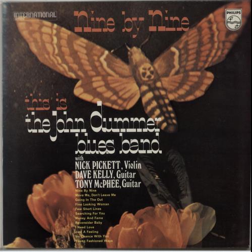 The John Dummer Blues Band Nine By Nine vinyl LP album (LP record) UK JDULPNI648971