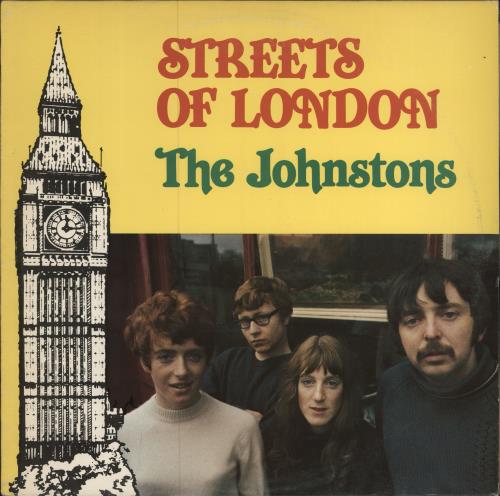 The Johnstons Streets Of London vinyl LP album (LP record) Irish VH6LPST787840