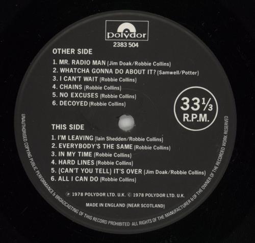 The Jolt The Jolt + PR vinyl LP album (LP record) UK OLTLPTH865057