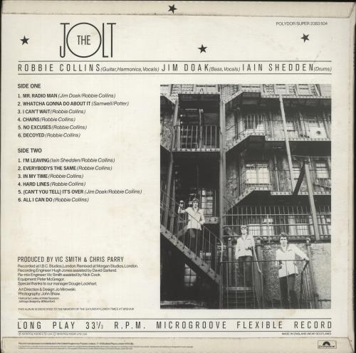 The Jolt The Jolt + PR vinyl LP album (LP record) UK OLTLPTH865057