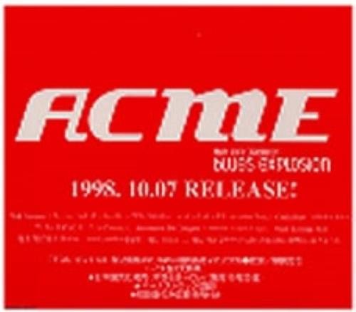 The Jon Spencer Blues Explosion Acme CD album (CDLP) Japanese JSPCDAC166370