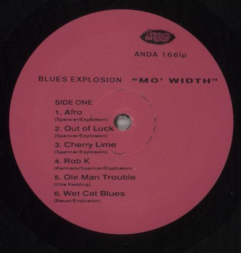 The Jon Spencer Blues Explosion Mo' Width vinyl LP album (LP record) Australian JSPLPMO879813