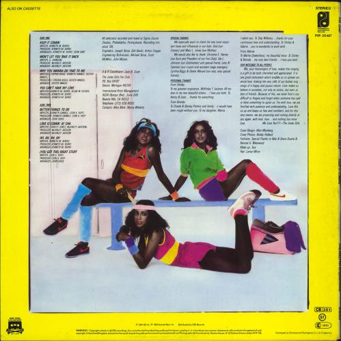 The Jones Girls Keep It Comin' vinyl LP album (LP record) UK S9OLPKE775411