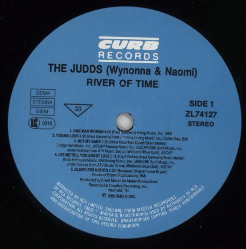 The Judds River Of Time vinyl LP album (LP record) German JDDLPRI296678