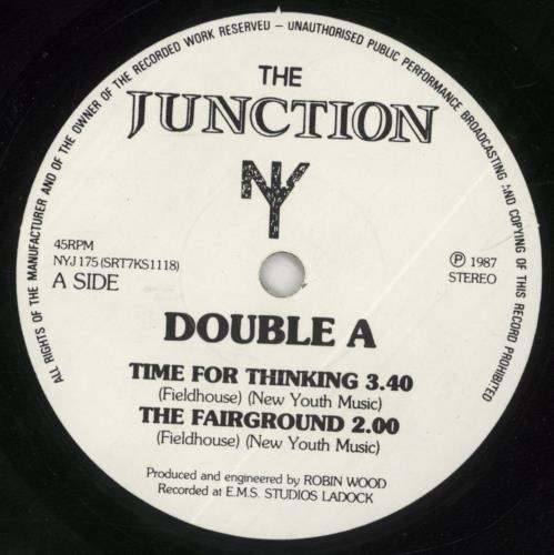 The Junction Time For Thinking 7" vinyl single (7 inch record / 45) UK 8YE07TI862865