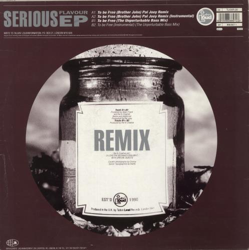 The K-Creative Serious Flavour EP Remix (Pal Joey + The K-Creative Remixes) 12" vinyl single (12 inch record / Maxi-single) UK Z5412SE868946