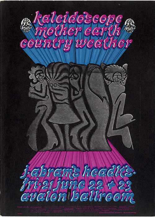 The Kaleidoscope (US) Avalon Ballroom San Francisco Concert Postcard memorabilia US KALMMAV613751