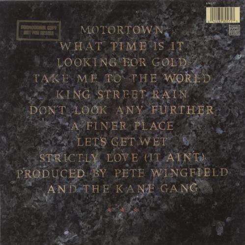 The Kane Gang Miracle - promo stamp vinyl LP album (LP record) UK KGALPMI589217