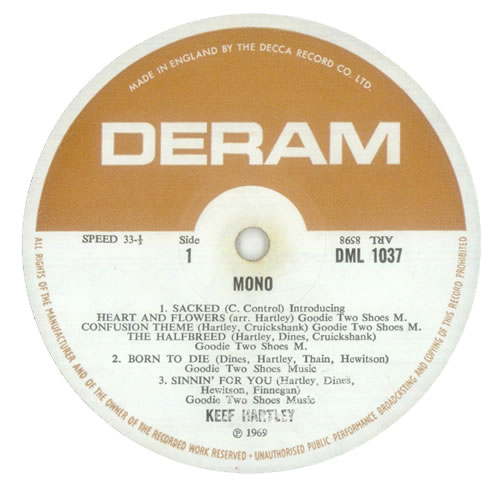 The Keef Hartley Band Halfbreed vinyl LP album (LP record) UK KHBLPHA542824