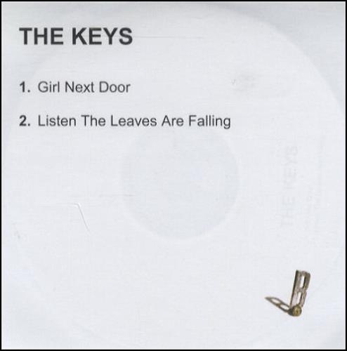 The Keys Girl Next Door CD-R acetate UK TKACRGI254124