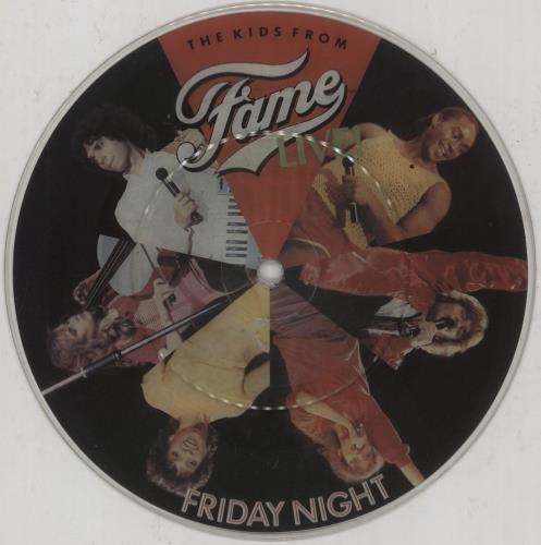 The Kids From Fame Friday Night 7" vinyl picture disc (7 inch picture disc single) UK TB77PFR503481