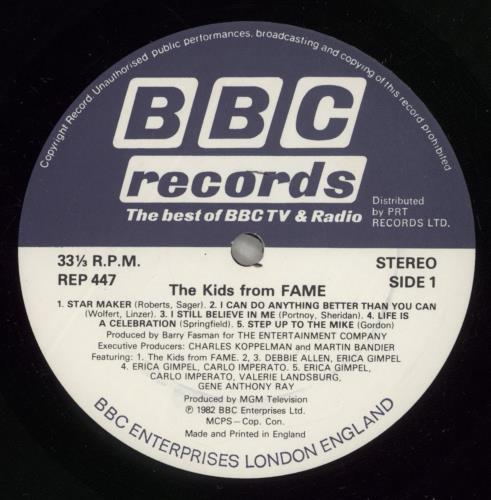 The Kids From Fame The Kids From Fame vinyl LP album (LP record) UK TB7LPTH887230