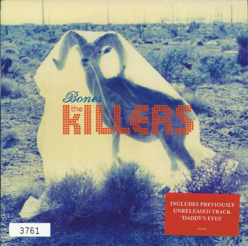 The Killers Bones - Red Vinyl 7" vinyl single (7 inch record / 45) UK TKI07BO381057