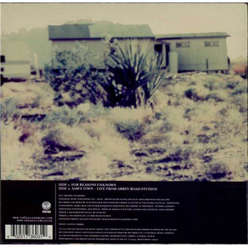 The Killers For Reasons Unknown 7" vinyl single (7 inch record / 45) UK TKI07FO404288