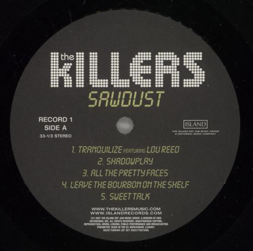 The Killers Sawdust 2-LP vinyl record set (Double LP Album) UK TKI2LSA706001
