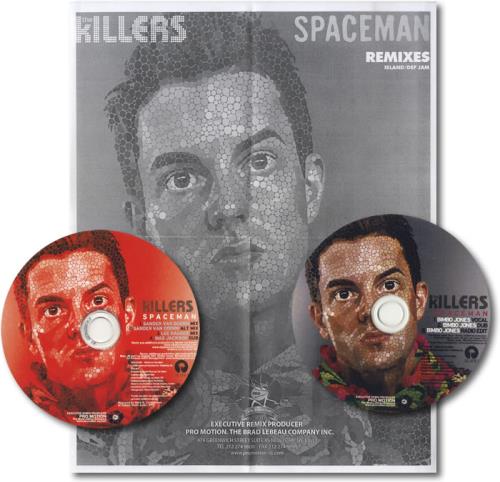 The Killers Spaceman Remixes Set CD-R acetate US TKICRSP506764