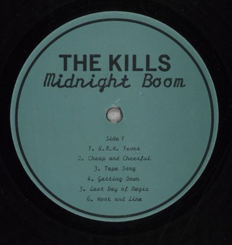 The Kills Midnight Boom vinyl LP album (LP record) UK T/KLPMI863807