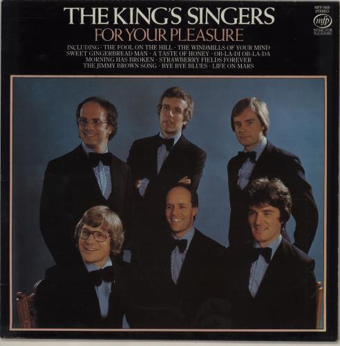 The King's Singers For Your Pleasure vinyl LP album (LP record) UK KN1LPFO752540